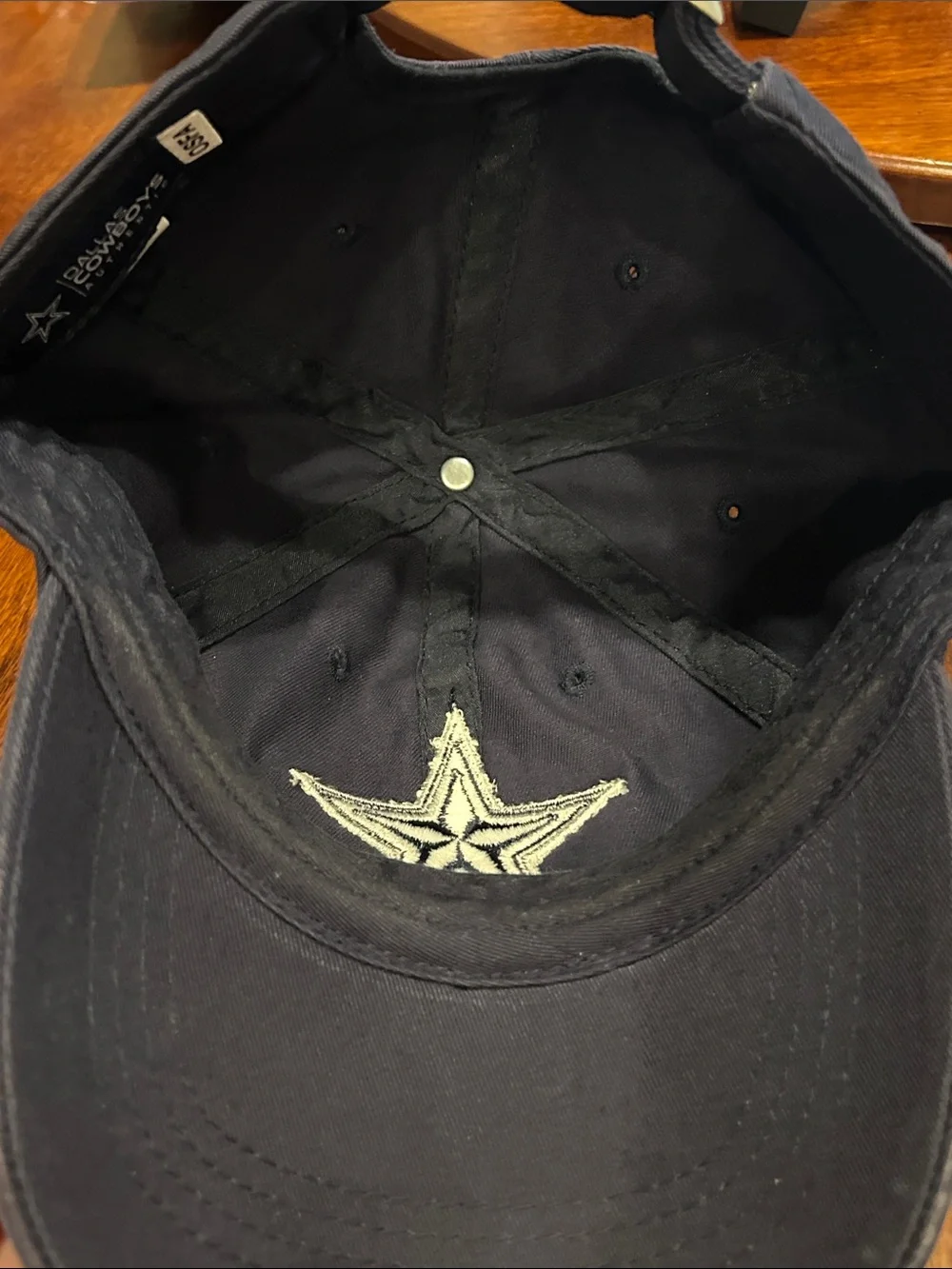 Dallas Cowboys Authentic MENS Navy OSFM Cap